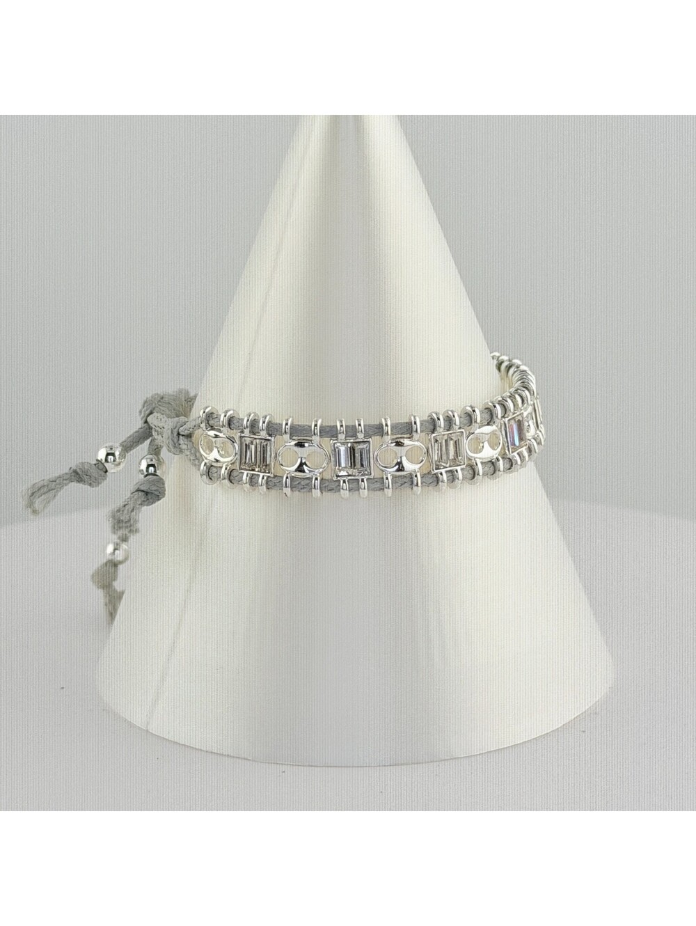 Bomb Party Single Stack Bracelet - on Silver Plating #190